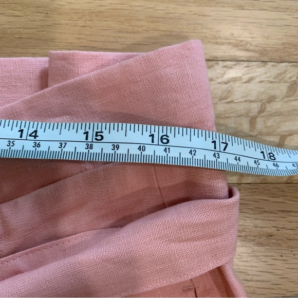 Boden St Ives Paperbag Shorts Belted Linen Cotton Blend NWT US Size 10 Preppy - Picture 13 of 15